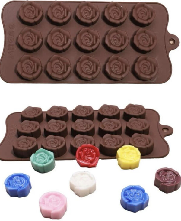 Silicone Chocolate Rose moulds