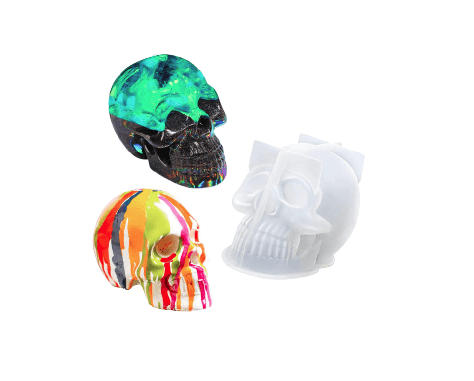 Skull Silicone Mould - Medium