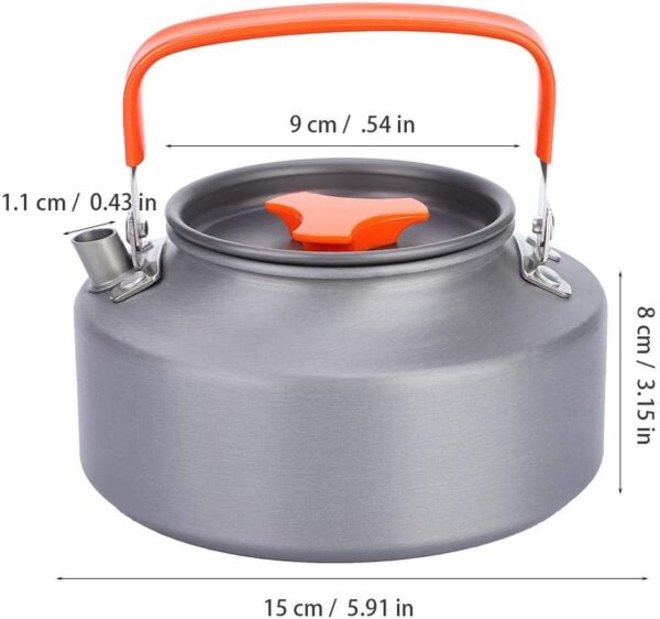 Aluminium Teapot Camping Teapot/Kettle - 1.1L - Image 2