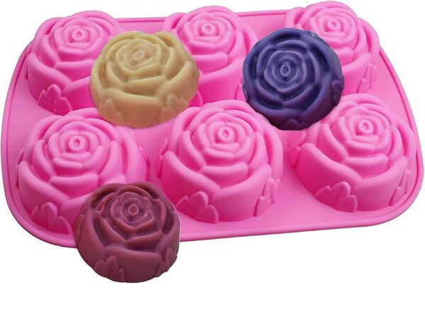 Silicone Rose Shape Mould