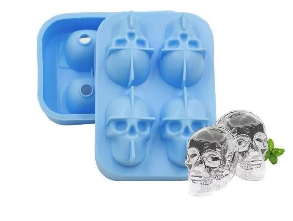 Non-Stick Silicone Skull Mould