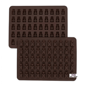 50-Cavity Silicone Gummy Bear Moulds