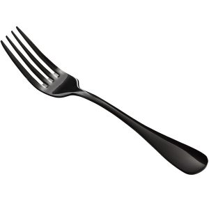 Stainless Steel Heavy Black Dinner Fork