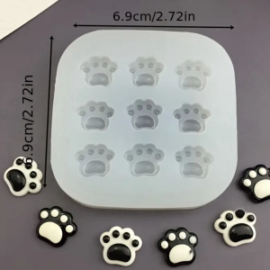 Small Paw Fondant Mould