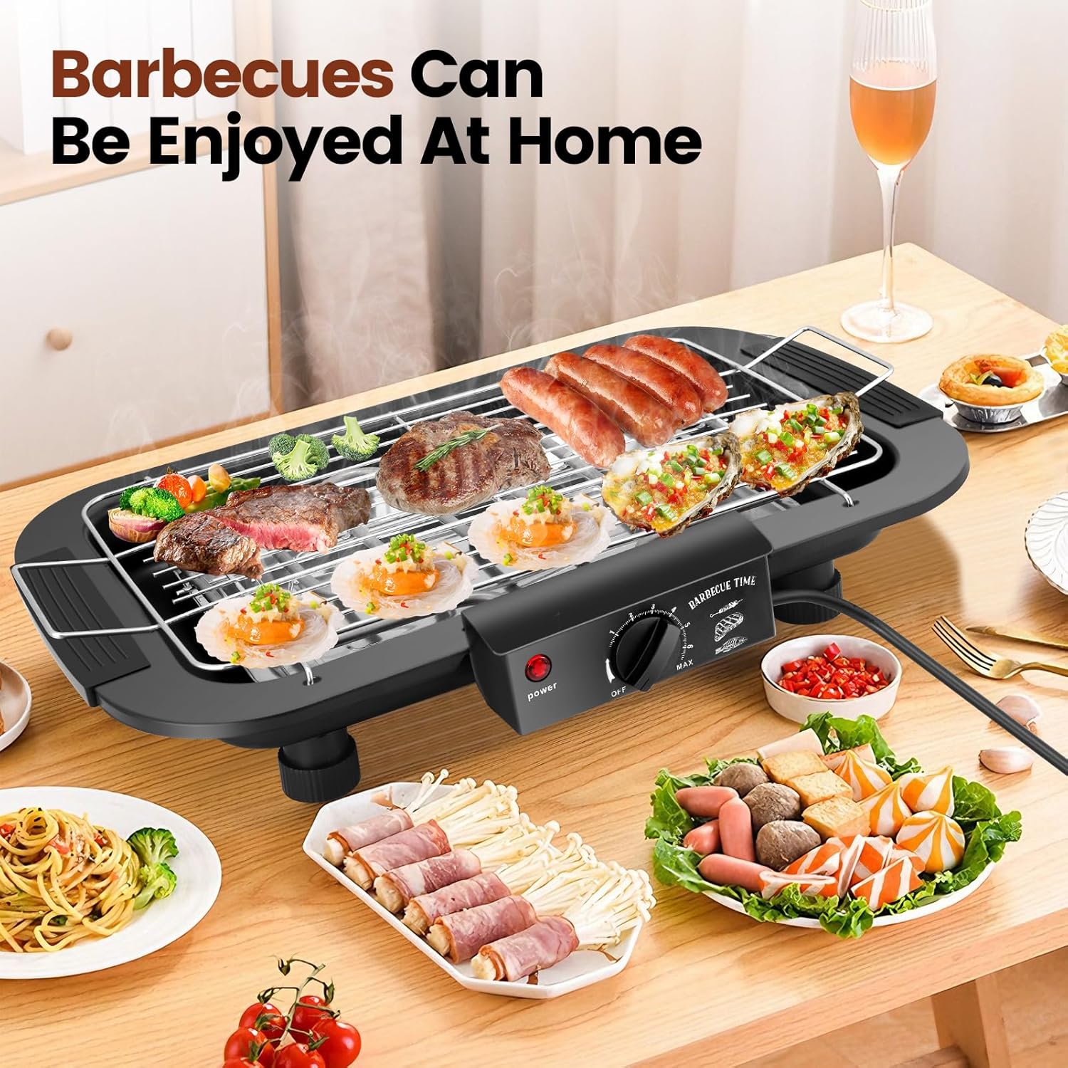 Luma Bella Electric Barbecue Grill - Image 4