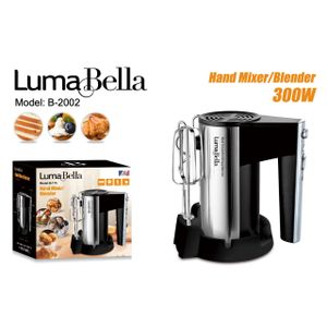 Luma Bella Black Hand Mixer - 300w