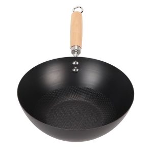 Carbon Steel Wok Pan - 28cm