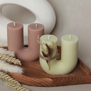 U-Shaped Candle Silicone Mould