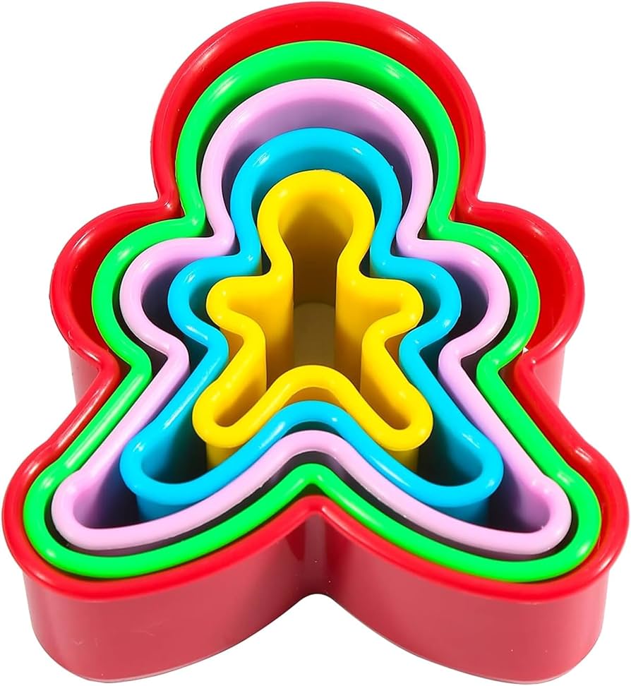 5pcs Gingerbread Man Cookie Cutters