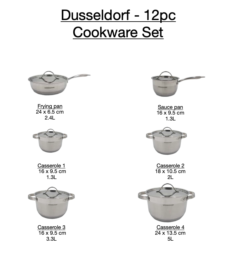 Dusseldorf - 12pc Cookware Set - Image 3