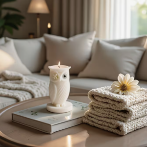 Owl Candle Silicone Mould