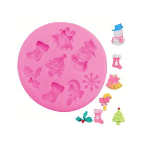Christmas Silicone Mould Round