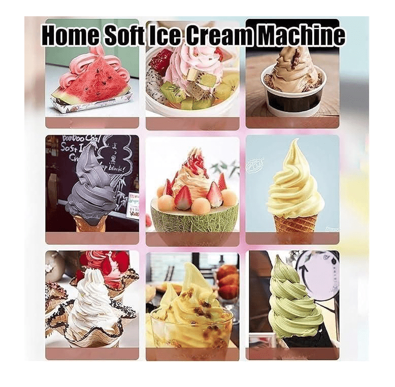 Sokany Portable Electric Automatic Home Soft Ice Cream Maker Machine - 1L - Image 2
