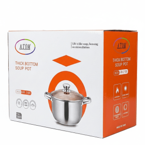 ATOM Thick Bottom Soup Pot