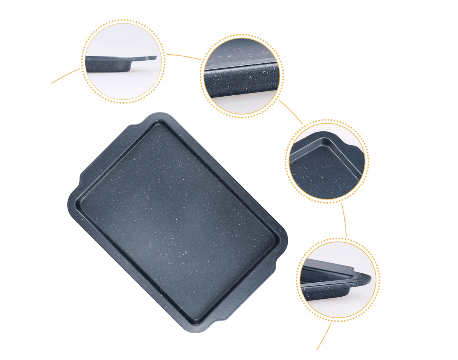 Carbon Steel Nonstick Durable Cookie Sheet - Image 2