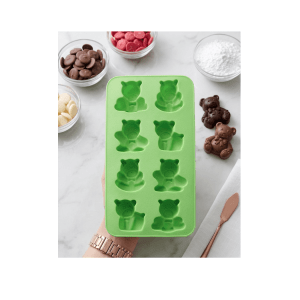 Silicone 8-Cavity Teddy Bear Mould
