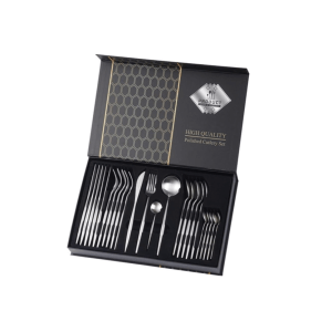 24 Piece Stainless Steel Cutlery Set (Silver)