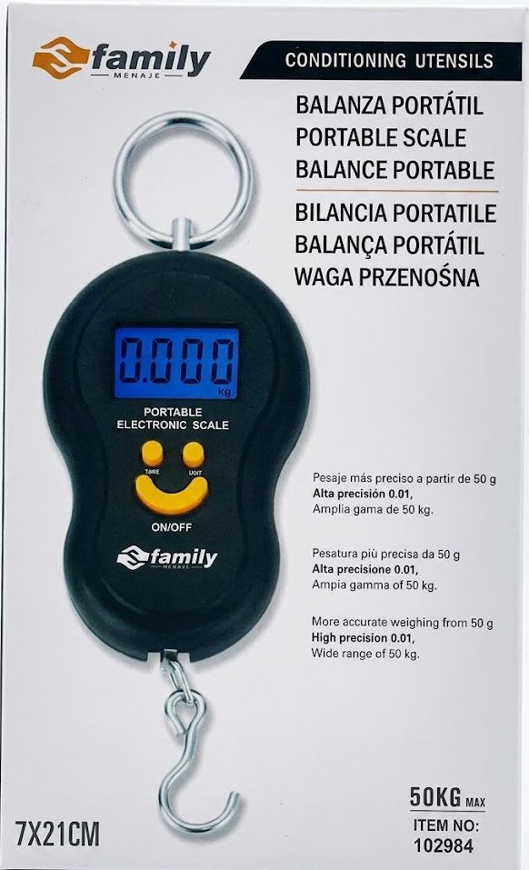 Portable Digital Luggage & Fishing Scale (50kg) - Image 2