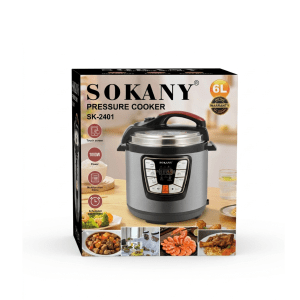 Sokany 6L Multi-Functional Electric Pressure Cooker (SK-2401)
