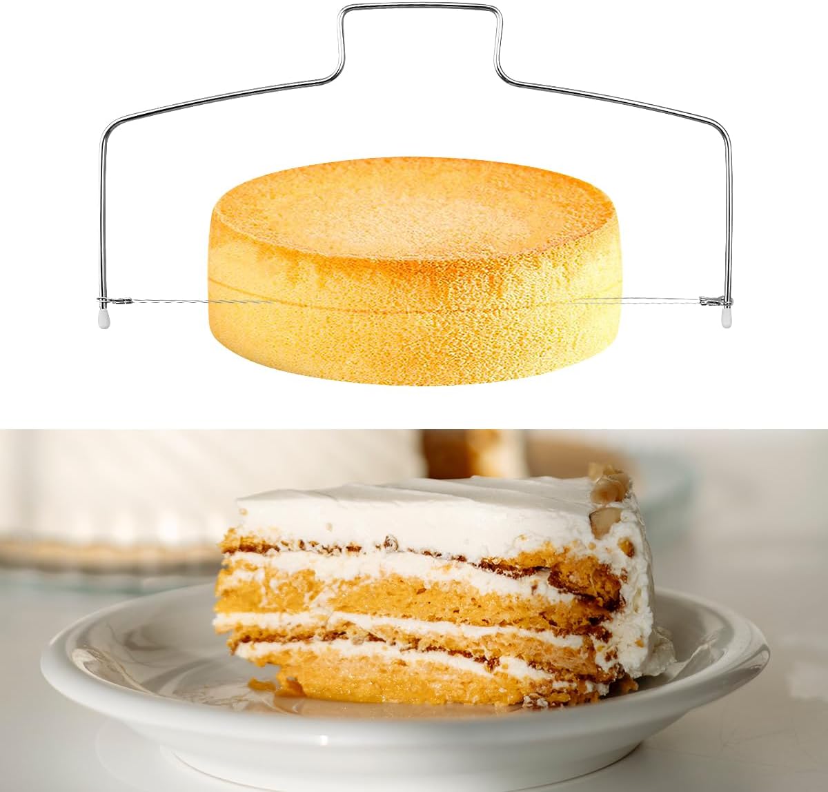 Stainless Steel Wire Cake Slicer - Image 2