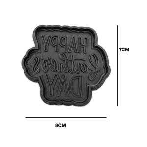 "Happy Father’s Day" Plaque Cookie Cutter & Embosser Stamp