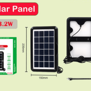 Portable 6V 3.2W Mono-crystalline Solar Panel Charger