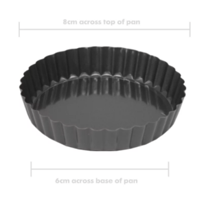 8cm Non-Stick Mini Tart Pan with Removable Bottom