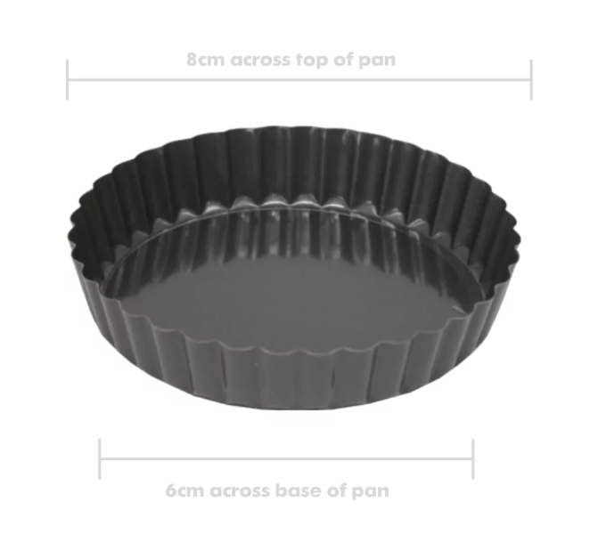 8cm Non-Stick Mini Tart Pan with Removable Bottom