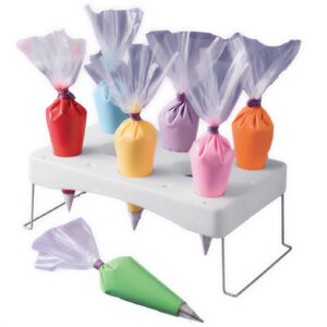 Piping Bag/Decorating Icing Bag Stand 12-Cavity Cream Bag Holder