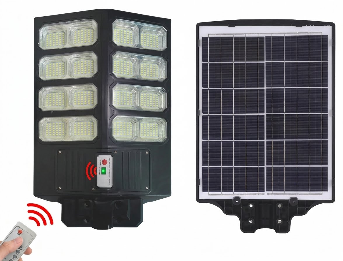 Commercial Integrated Solar LED Street Light – High-Output Outdoor Security Floodlight