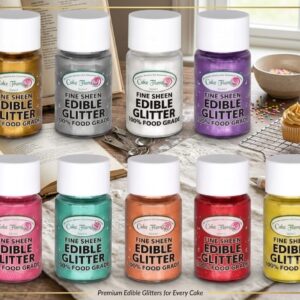Cake Flora Fine Sheen Edible Glitter (15ml)