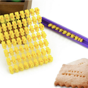 Number and Letter Cookie Biscuit Stamp Embosser