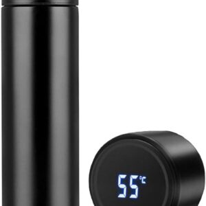 Water Bottle with LED Temperature Display
