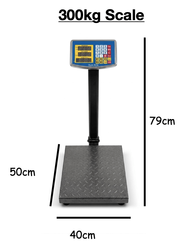 Heavy-Duty 300kg Digital Electronic Platform Scale