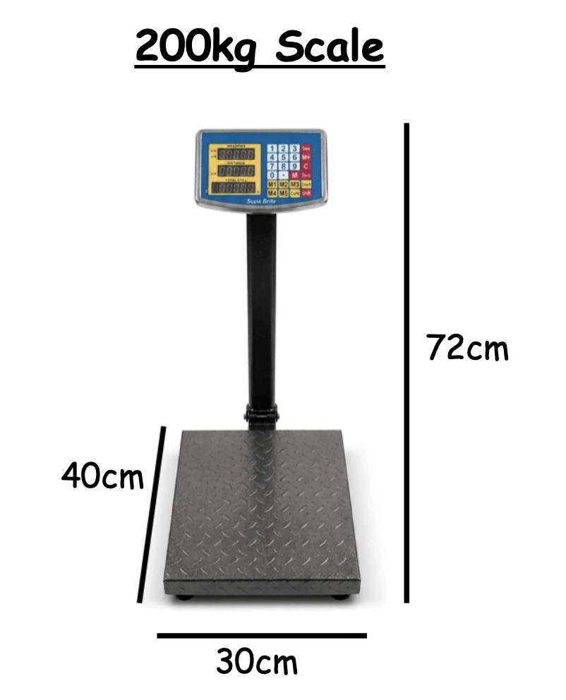 200kg Heavy-Duty Digital Platform Scale