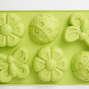6-Cavity Garden Nature Silicone Baking & Craft Mould