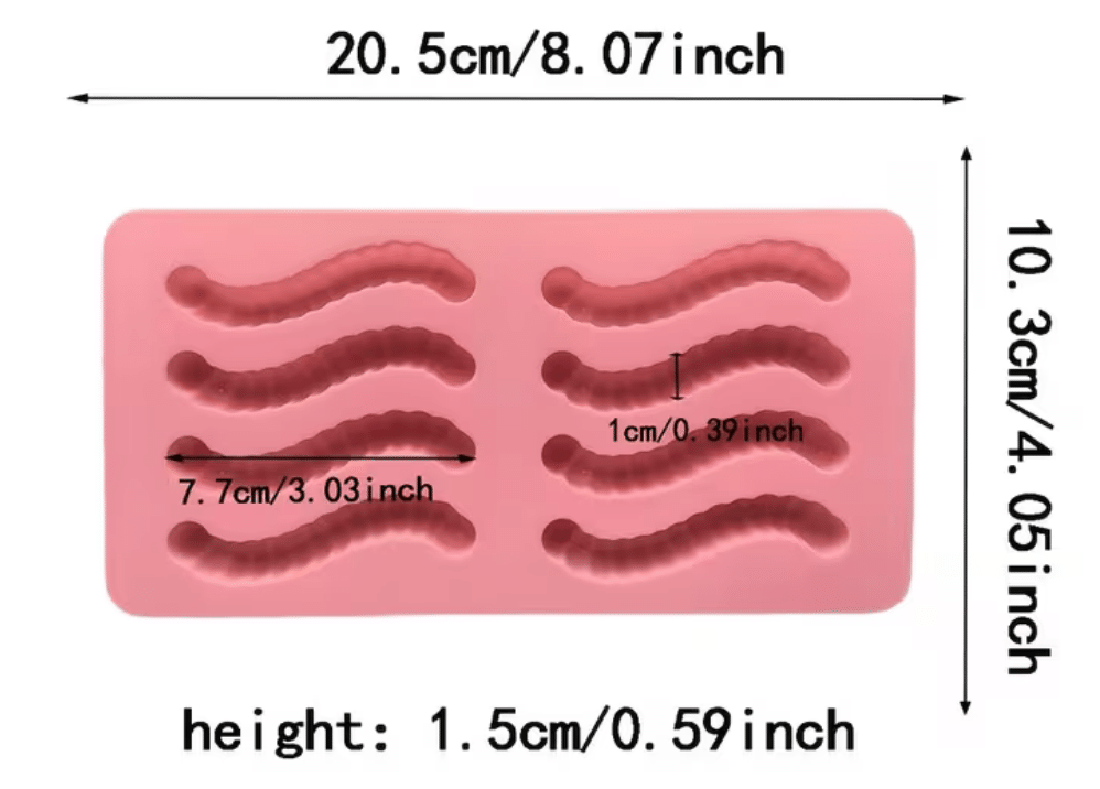Gummy Worm Silicone Mould - Image 2