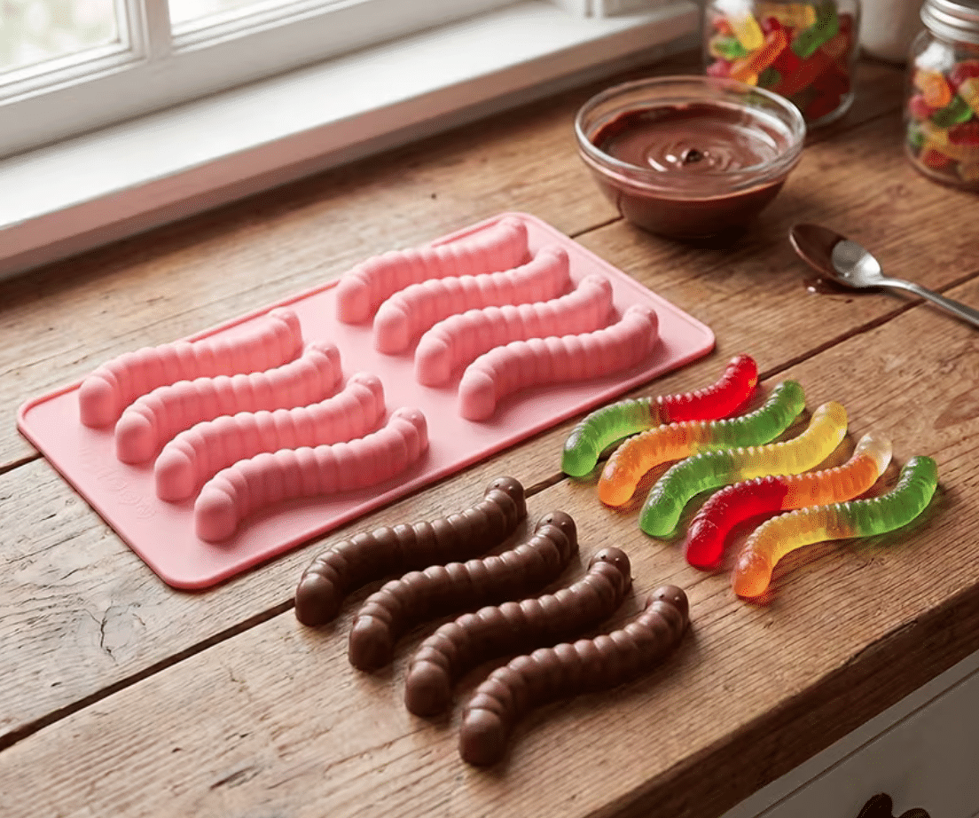 Gummy Worm Silicone Mould