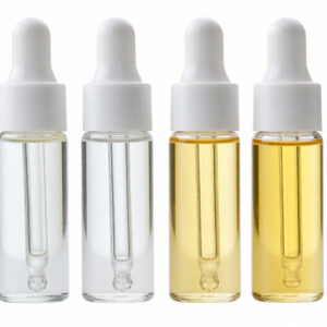 4pc Essential Oil Glass Dropper Bottle Set (15ml)