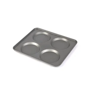 4-Cavity Cookie & Yorkshire Pudding Non-Stick Carbon Steel Pan