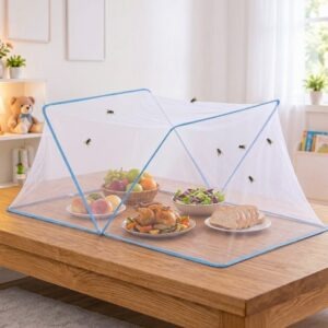 Pop-Up Food Mesh Umbrella & Fly Cover (125 × 65 × 65 cm)