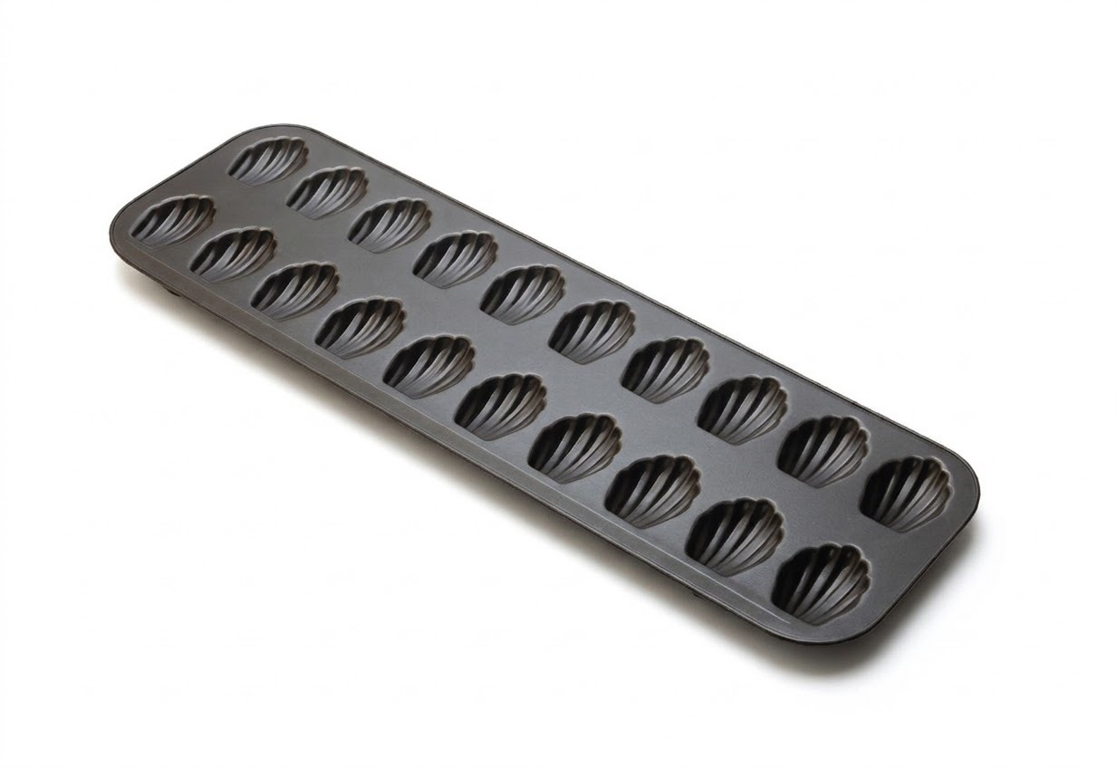 20-Cavity Madeleine Shell Non-Stick Carbon Steel Baking Pan